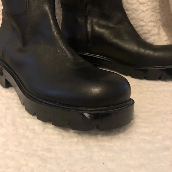 MARC FISHER LTD Phidias Knee High Boot Black Platform Size 5.5 - Picture 3 of 11